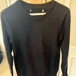 Black Cotton Sweater - Small